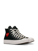 Comme Des Garcons Chuck Taylor Red Heart Sneakers