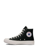 Comme Des Garcons Chuck Taylor Red Heart Sneakers