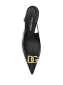Dolce & Gabbana Dg Logo Leather Pumps