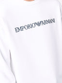 Sudadera de algodón logo de Emporio Armani