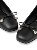 Jimmy Choo Elme Flat Leather Ballet Flats