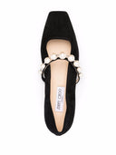 Balletti in pelle scamosciata piatta Jimmy Choo Ade