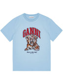 Ganni Tiger Organic Cotton T Shirt