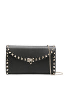 Valentino Garavani Leather Rockstud Mini Bag With Strap