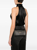 Valentino Garavani Leather Rockstud Mini Bag With Strap