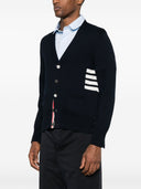 Thom Browne 4 Bar Cotton Cardigan