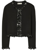 Tory Burch Sequined Wool Caridgan