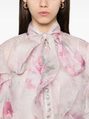 Blusa di miscela di seta Zimmermann Crush