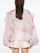 Blusa di miscela di seta Zimmermann Crush