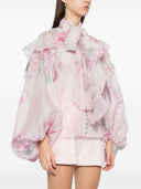 Blusa di miscela di seta Zimmermann Crush