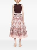 Zimmermann Crush Silk Blend Rok
