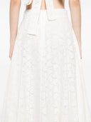 Zimmermann Crush Cotton Midi Jupe