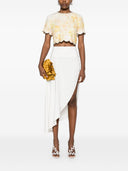 Zimmermann Crush Printed Linen Top
