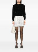 Pantalones cortos de algodón estampado de lunares dolce & gabbana