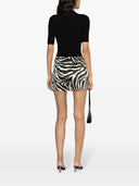 Shorts imprimés sur le zèbre en soie de soie Tom Ford Tom Ford