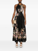 Robe en lin imprimé de suif Zimmermann