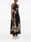 Robe en lin imprimé de suif Zimmermann