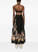 Robe en lin imprimé de suif Zimmermann