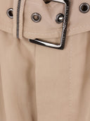 Pantaloni a larga gamba di brunello cucinelli