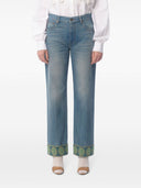 Valentino Straight Leg Denim Jeans