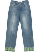 Valentino Straight Leg Denim Jeans