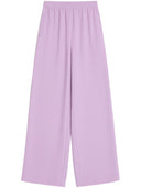 Pantaloni a gamba larga di seta Valentino