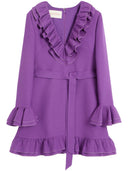 Valentino crêpe couture robe courte