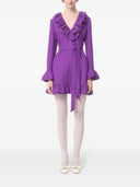 Valentino crêpe couture robe courte