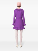Valentino crêpe couture robe courte