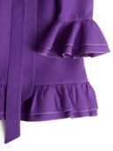 Valentino crêpe couture robe courte