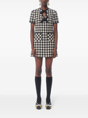 Valentino Damier Light Tweed Korte jurk