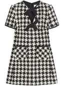 Valentino Damier Light Tweed Korte jurk