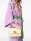 Valentino V Logo Silk Mini Dress