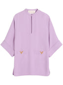 Valentino V Logo Silk Mini Dress