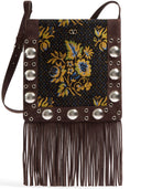 Valentino Garavani Nellcote Suede Leather Shoulder Bag