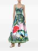 Abito midi stampato Alice + Olivia Fia