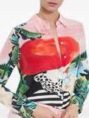 Alice + Olivia Willa Printed Shirt