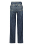 Zeven lotta wijd uitlopende denimjeans