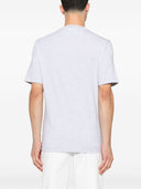 Brunello Cucinelli -logo katoenen t -shirt