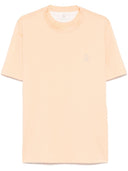 Brunello Cucinelli Logo Cotton T Shirt