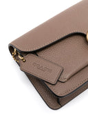 Coach Tabby Chain Leather Clutch
