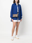 Coach Tabby Chain Leather Clutch