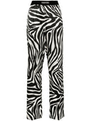 Tom Ford Zebra Print Silk Trousers