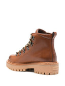 Prada Leather Lace Up Boots