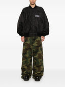 Balenciaga Varsity Nylon Bomber Jacket