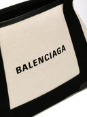 Balenciaga Navy Cabas Xs Canvas Tote Bag