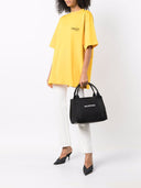 Balenciaga Navy Cabas Small Tela Borse