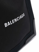 Balenciaga Navy Cabas Small Tela Borse