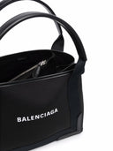 Balenciaga Navy Cabas Small Tela Borse
