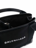 Balenciaga Navy Cabas Xs Canvas Tote Bag